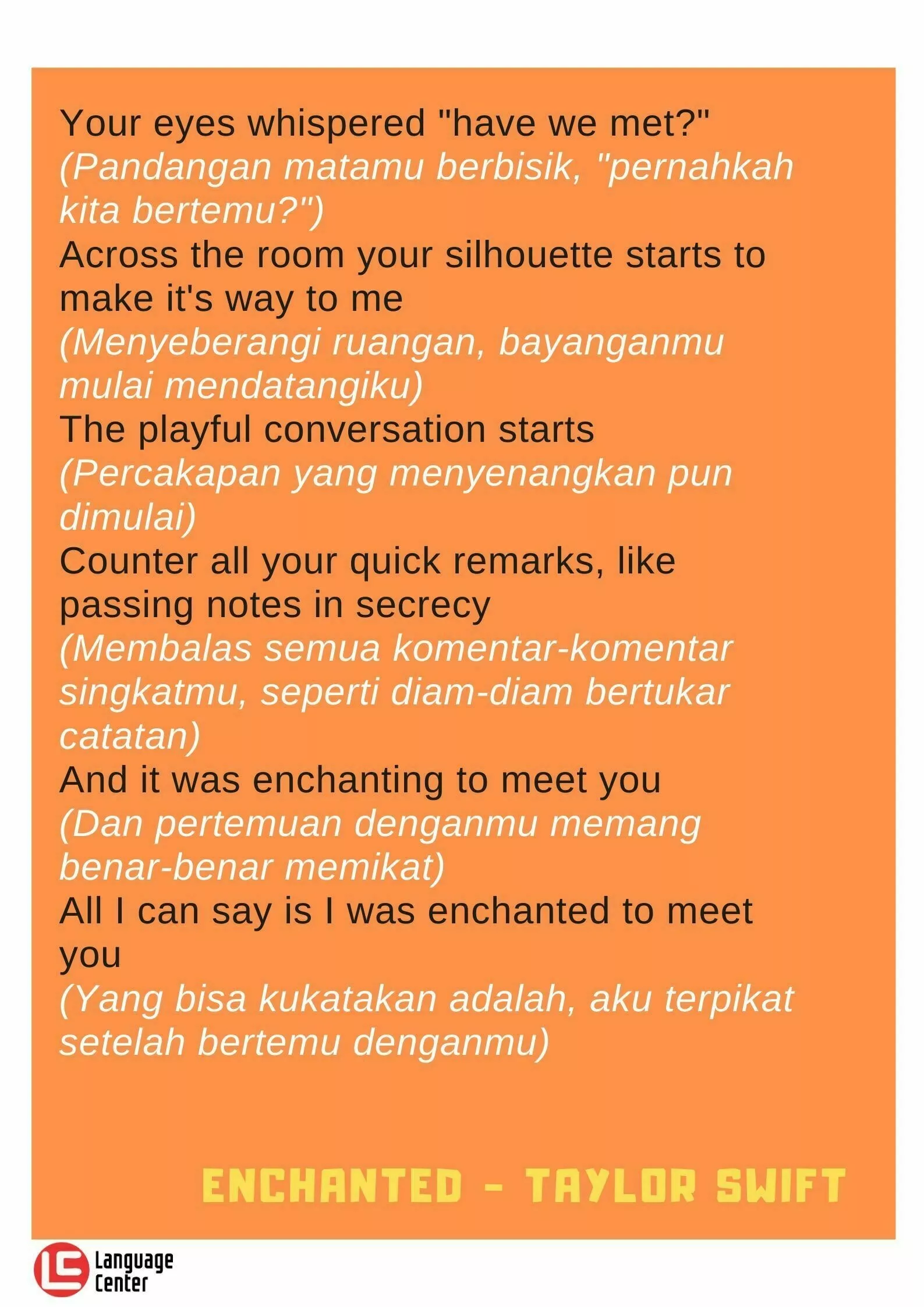 20 Rekomendasi Lagu Untuk Belajar Bahasa Inggris - Kampung Inggris LC Pare