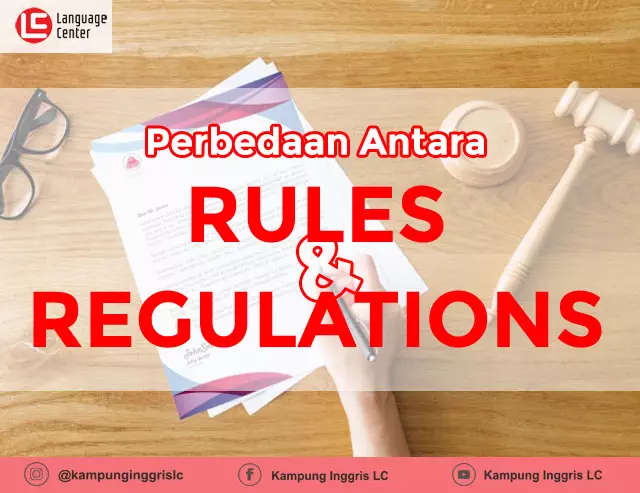 Rules Vs Regulation